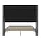 Flash Furniture Gray Velvet Full Platform Bed with Headboard YK-1079-GY-F-GG - alternate 2